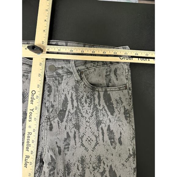 Dear John Gisele Grey Printed High Waisted Skinny Jeans Women's Size 28 - Picture 9 of 11